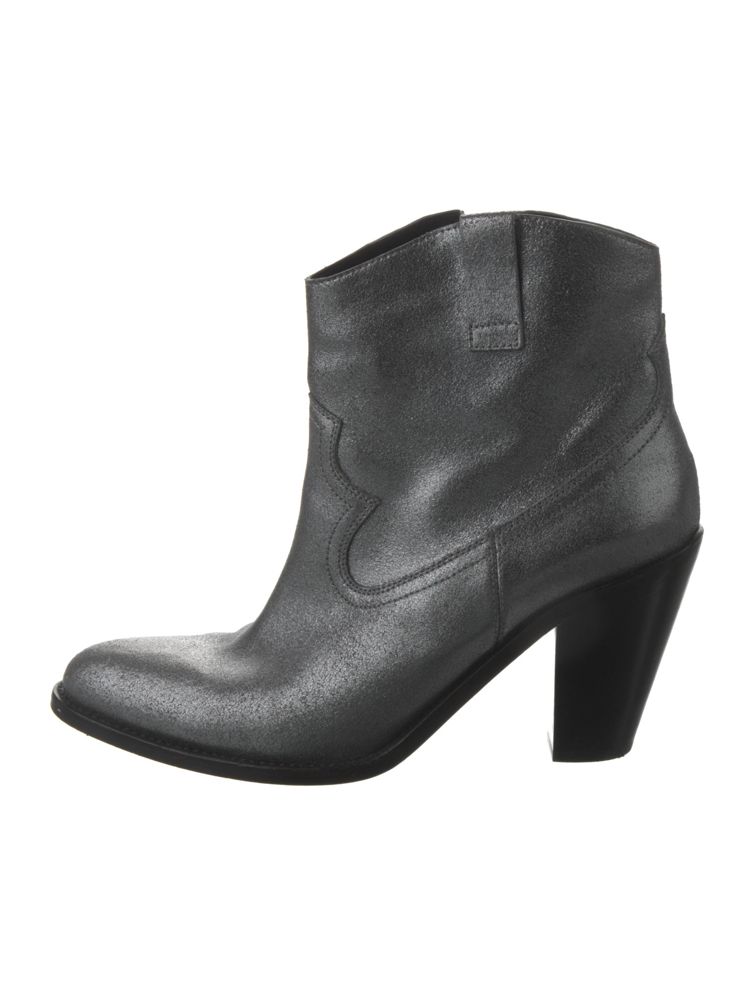 Saint Laurent Leather Western Boots