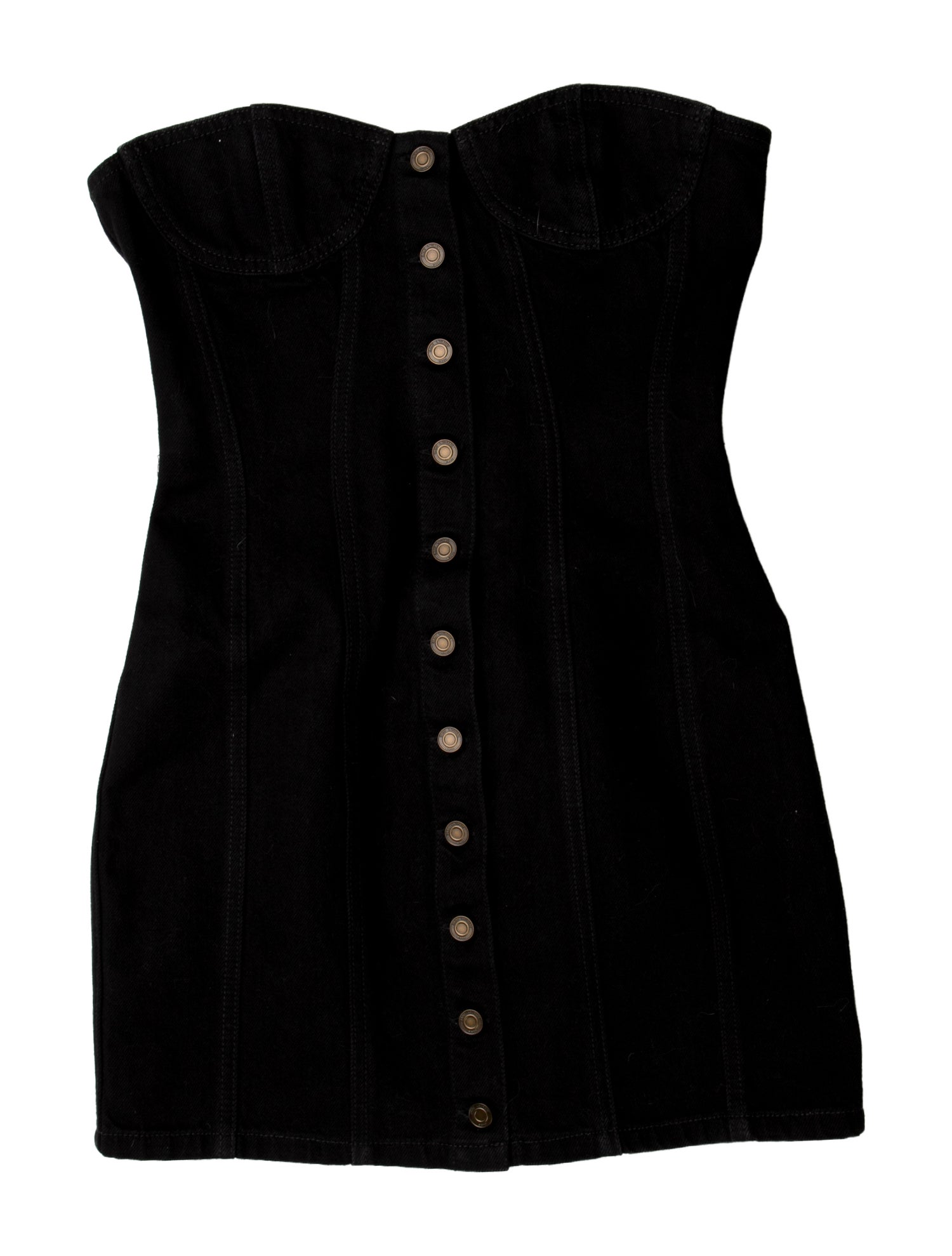 Saint Laurent Strapless Mini Dress w/ Tags