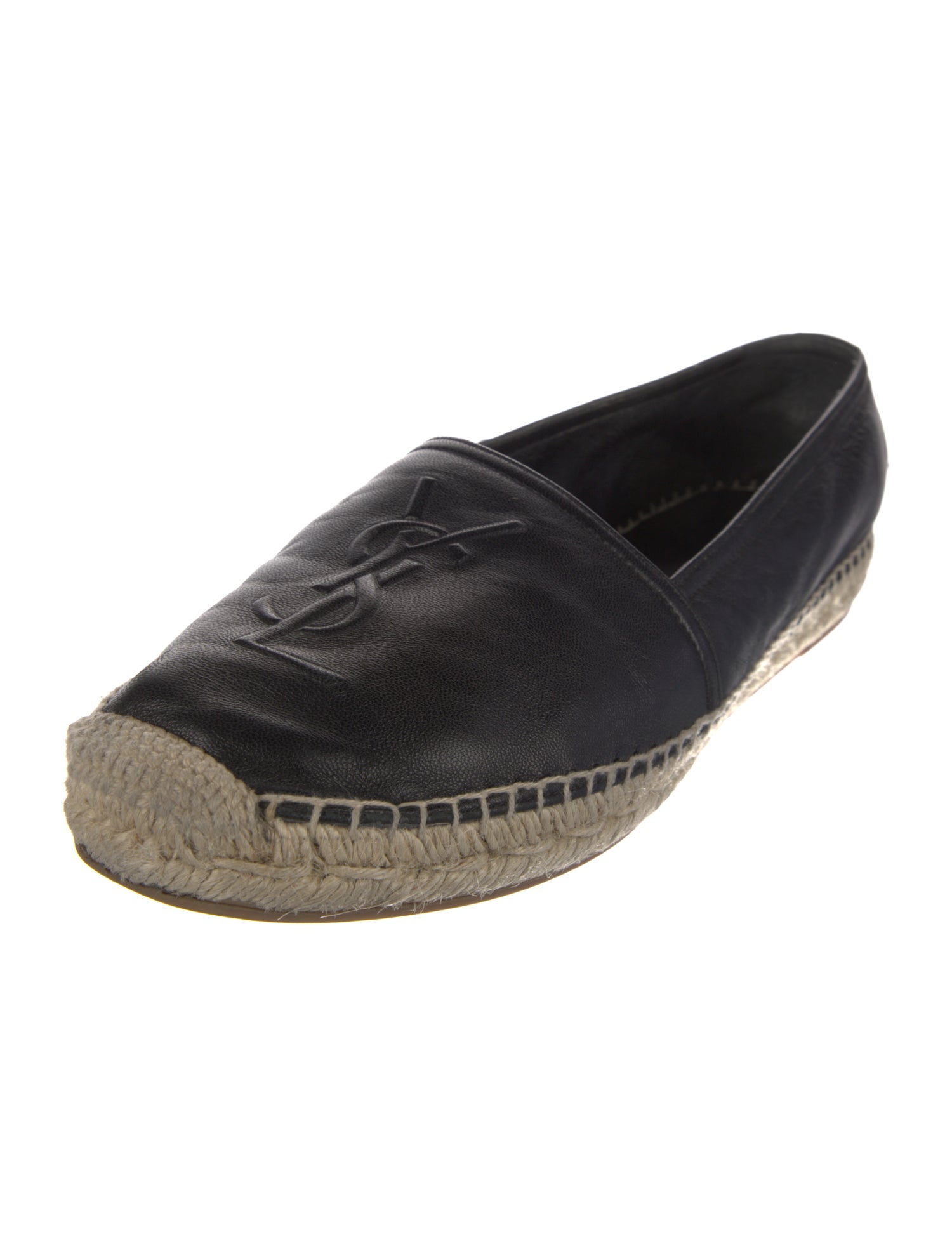 Saint Laurent Leather Espadrilles