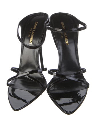 Saint Laurent Patent Leather Slides