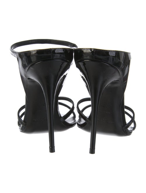 Saint Laurent Patent Leather Slides