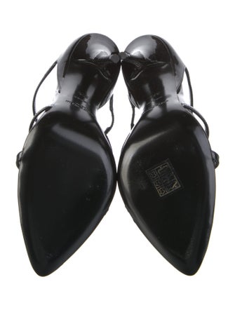 Saint Laurent Patent Leather Slides