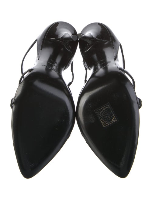 Saint Laurent Patent Leather Slides