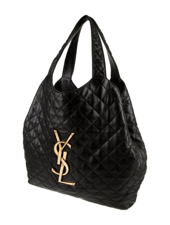 Saint Laurent Leather Icare Maxi Shopping Tote Maxi 2023