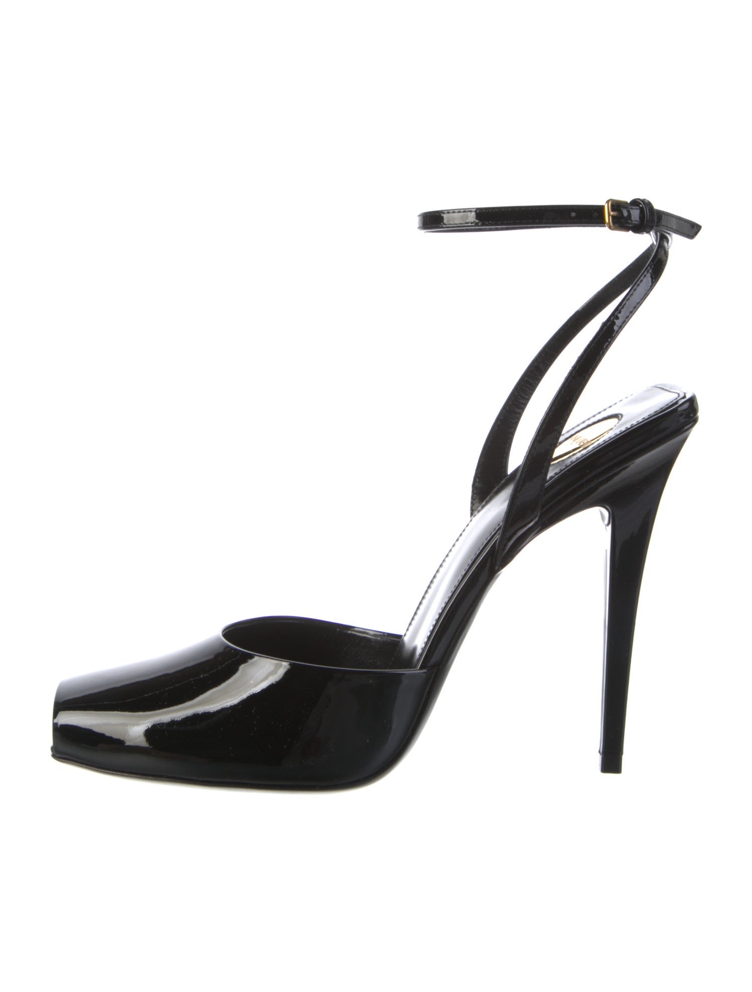 Saint Laurent Patent Leather Slingback Pumps w/ Tags