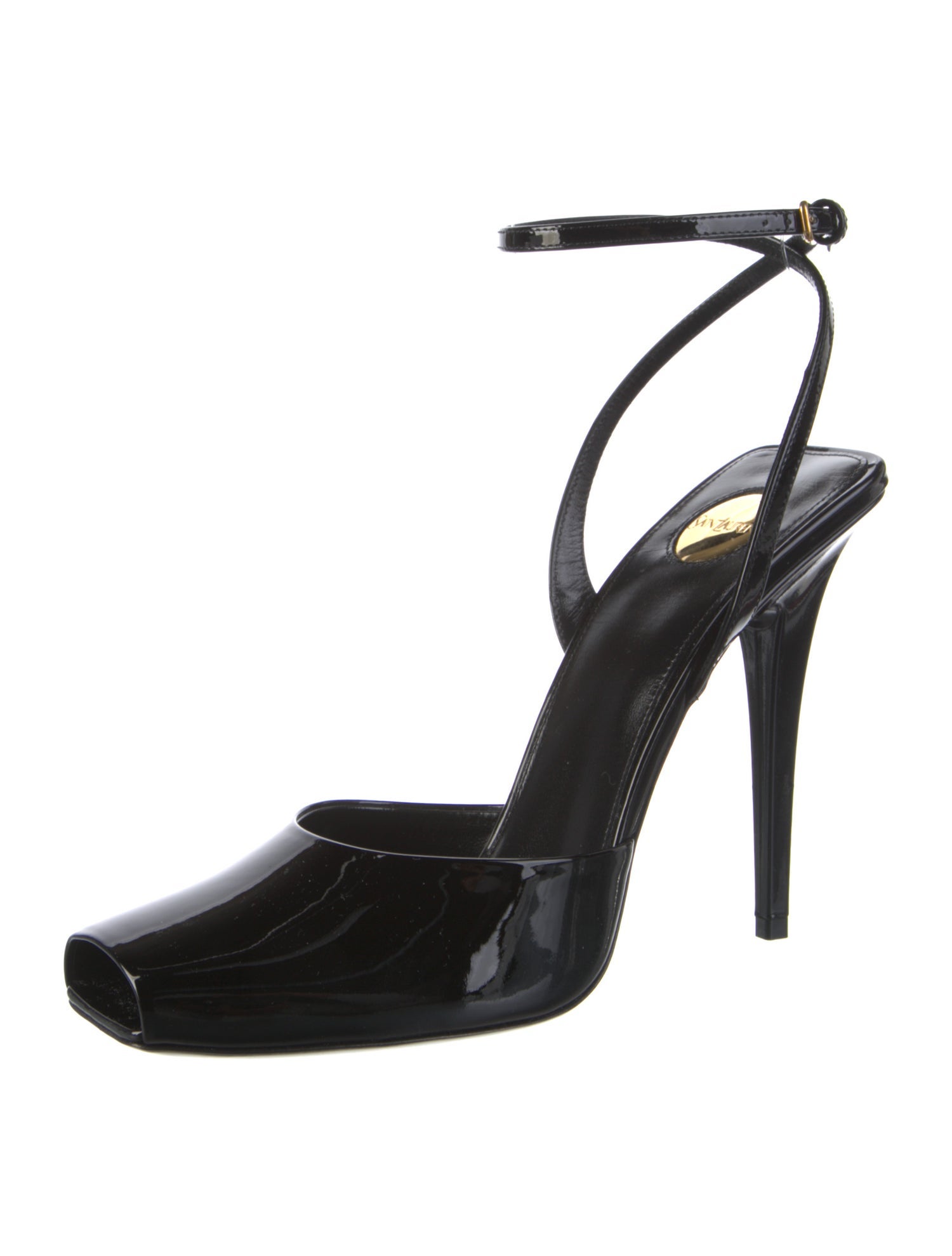 Saint Laurent Patent Leather Slingback Pumps w/ Tags