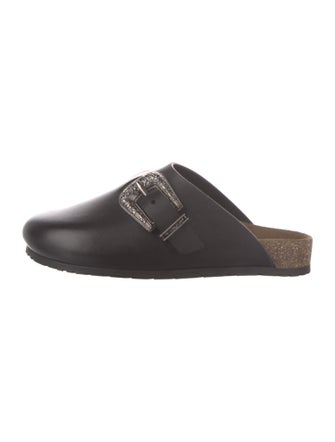 Saint Laurent Leather Mules