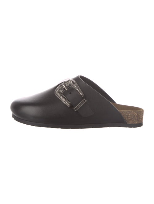 Saint Laurent Leather Mules