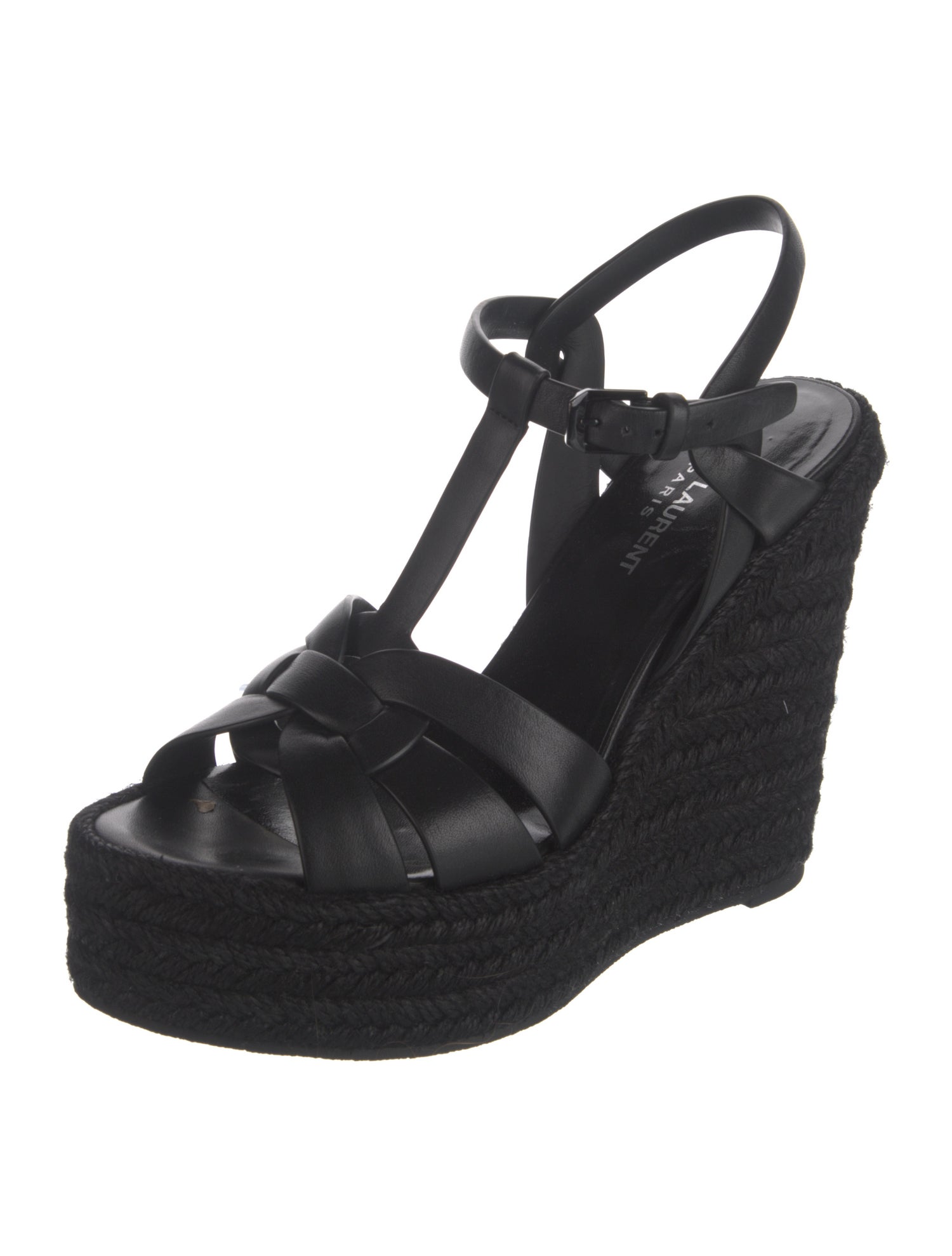 Saint Laurent Leather Espadrilles