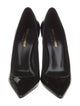 Saint Laurent Signature Logo Patent Leather Pumps