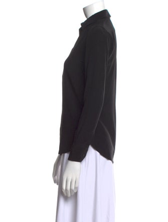 Saint Laurent Long Sleeve Button-Up Top