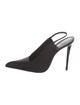 Saint Laurent Satin Slingback Pumps