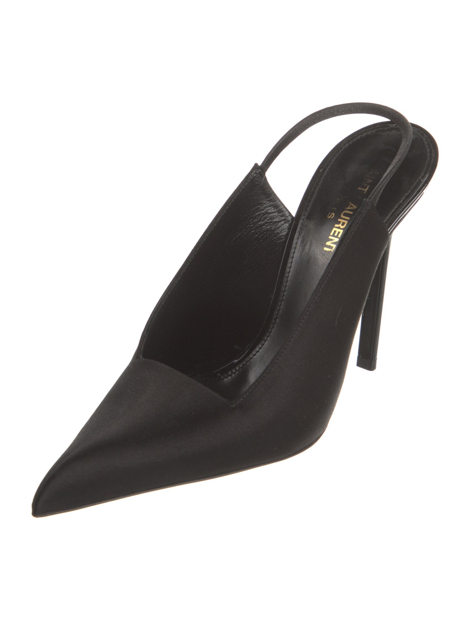 Saint Laurent Satin Slingback Pumps