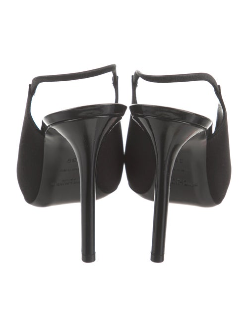Saint Laurent Satin Slingback Pumps