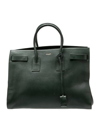 Saint Laurent Leather Sac De Jour
