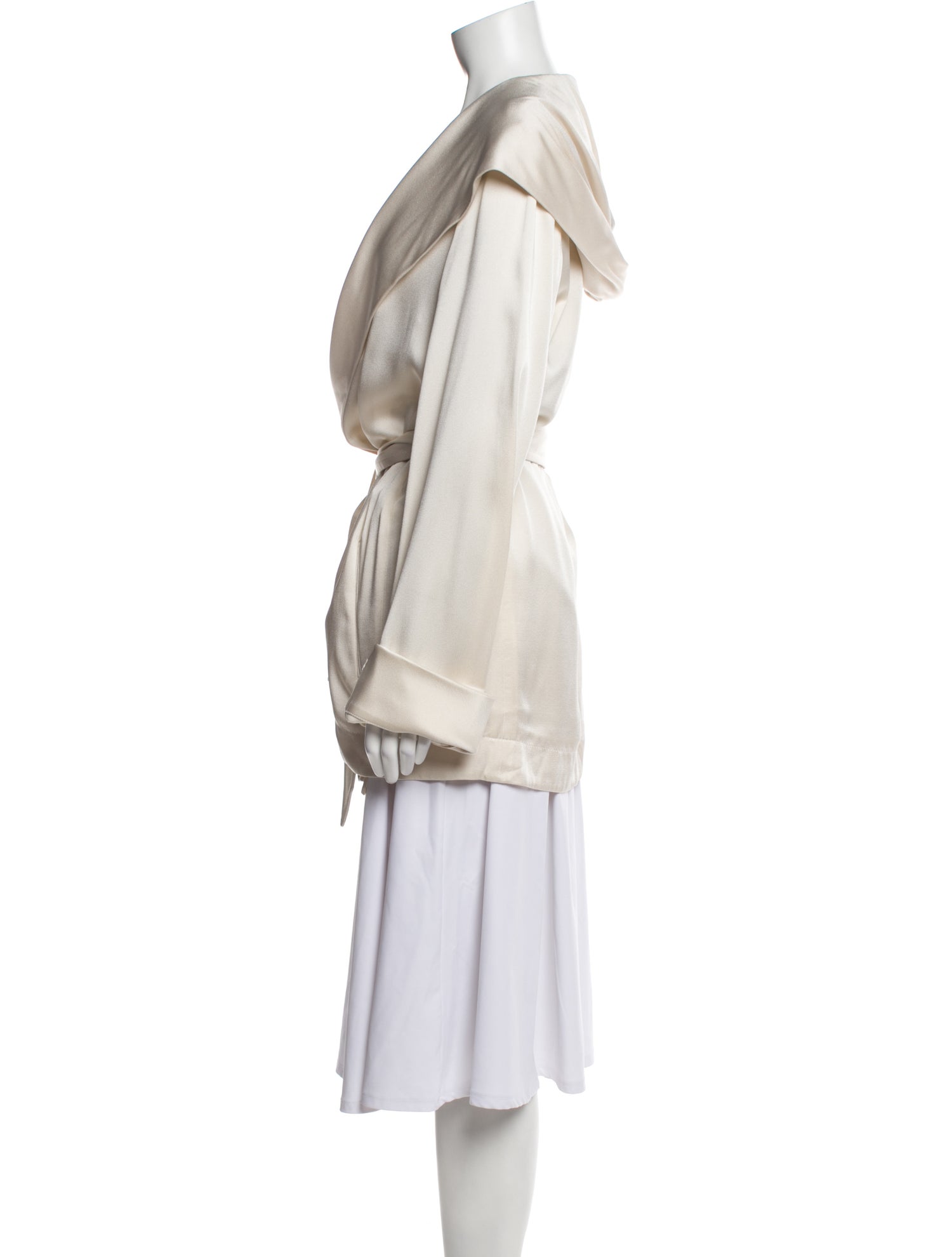 Saint Laurent 2022 Satin Hooded Jacket w/ Tags