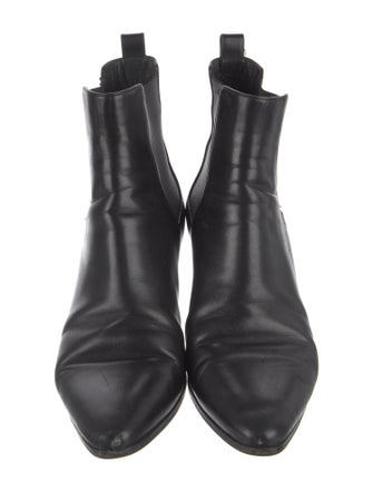 Saint Laurent Leather Chelsea Boots