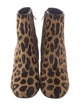 Saint Laurent Ponyhair Animal Print Boots