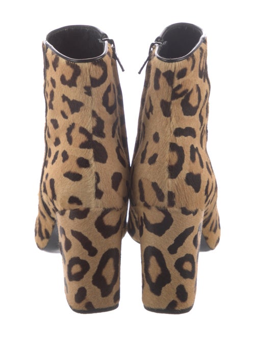 Saint Laurent Ponyhair Animal Print Boots