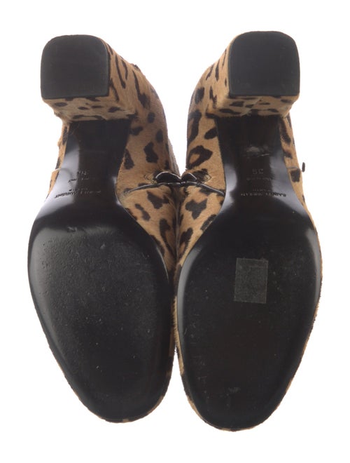 Saint Laurent Ponyhair Animal Print Boots