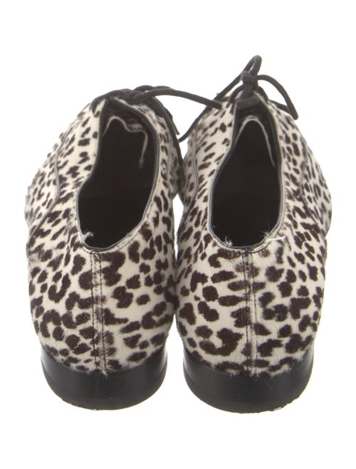 Saint Laurent Ponyhair Animal Print Oxfords