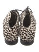 Saint Laurent Ponyhair Animal Print Oxfords