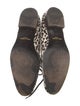 Saint Laurent Ponyhair Animal Print Oxfords