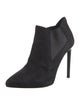 Saint Laurent Suede Glitter Accents Chelsea Boots