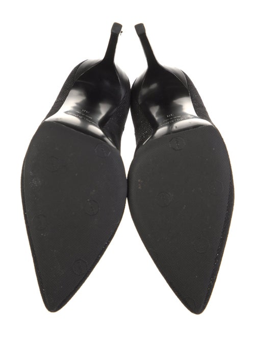 Saint Laurent Suede Glitter Accents Chelsea Boots