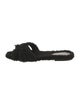 Saint Laurent Shearling Slides