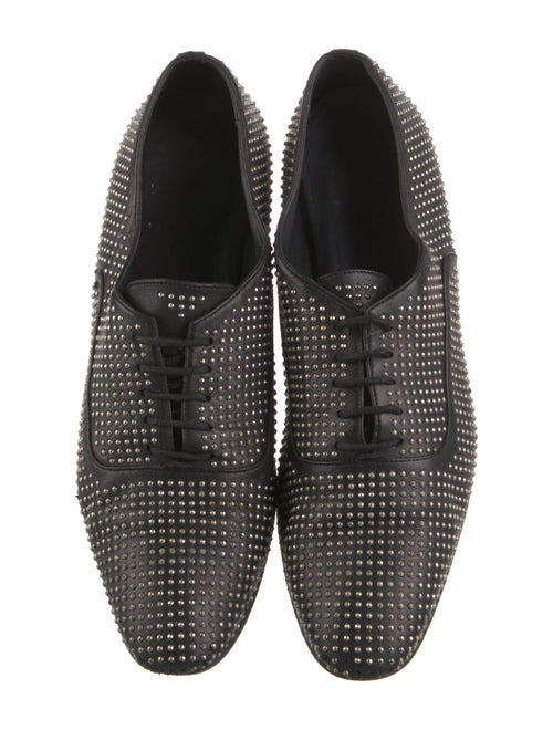 Saint Laurent Leather Printed Oxfords