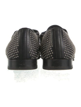 Saint Laurent Leather Printed Oxfords