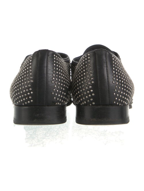 Saint Laurent Leather Printed Oxfords