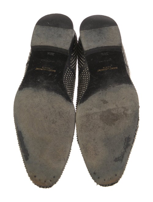 Saint Laurent Leather Printed Oxfords