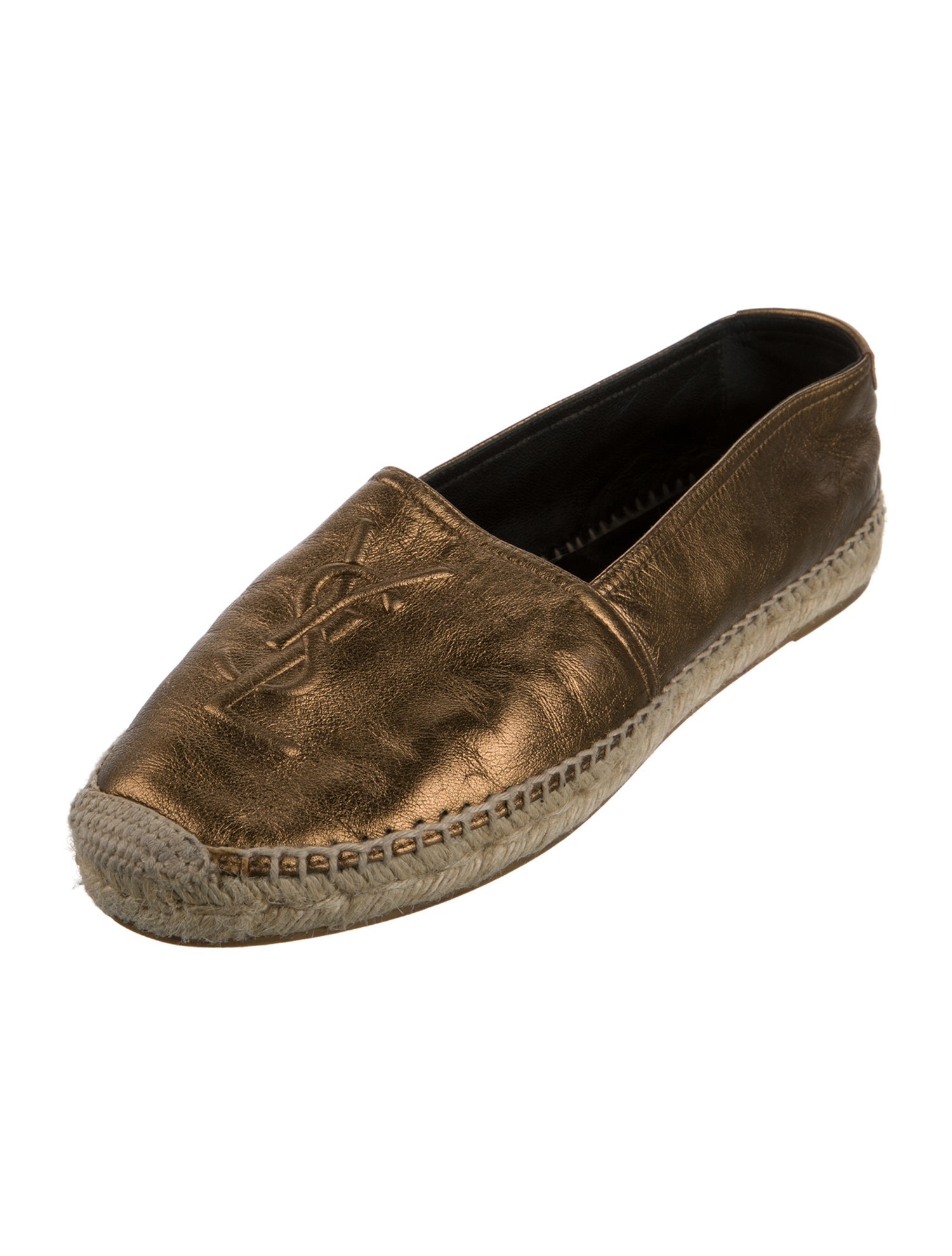 Saint Laurent Leather Espadrilles