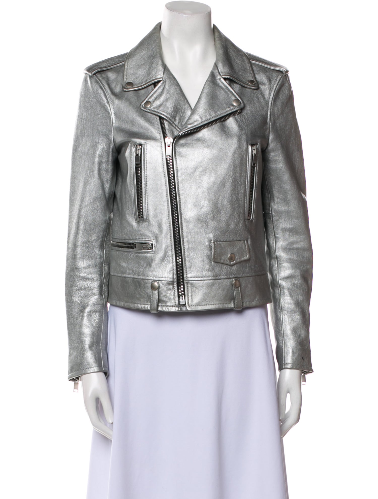 Saint Laurent Leather Biker Jacket