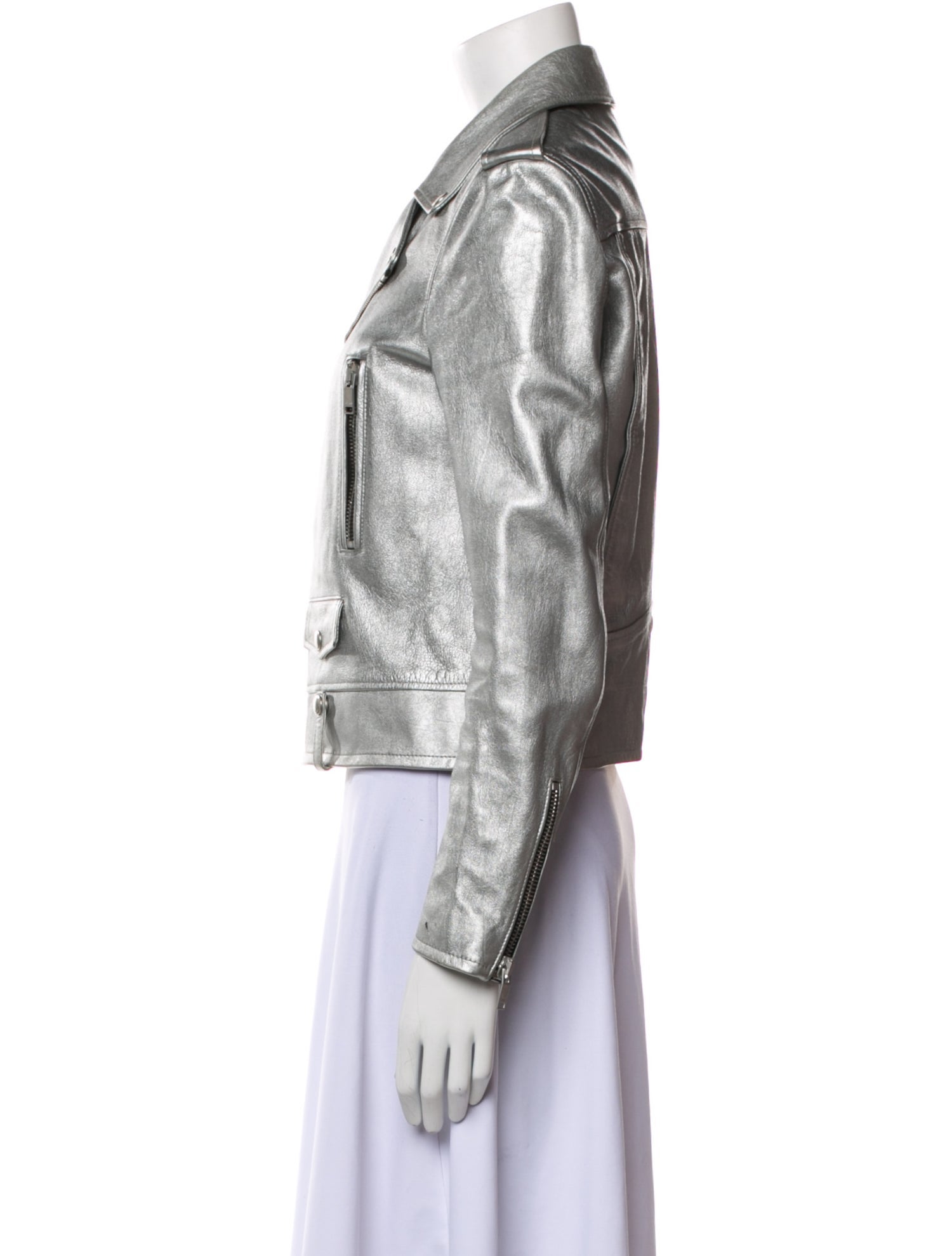 Saint Laurent Leather Biker Jacket