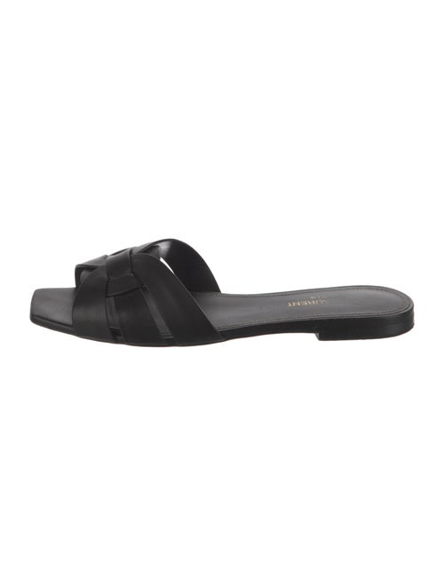 Saint Laurent Leather Slides