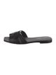 Saint Laurent Leather Slides