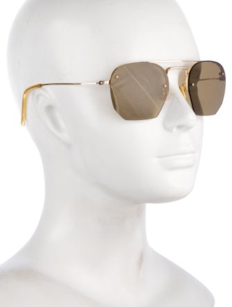 Saint Laurent Square Tinted Sunglasses