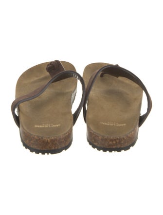 Saint Laurent Suede Slides