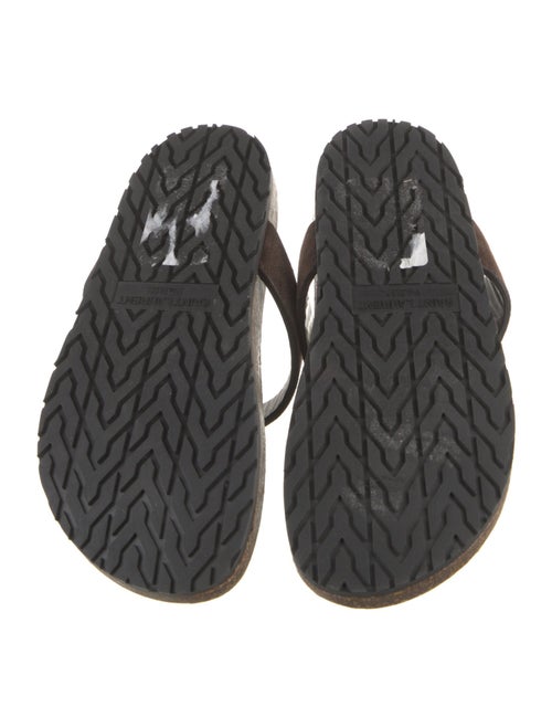 Saint Laurent Suede Slides