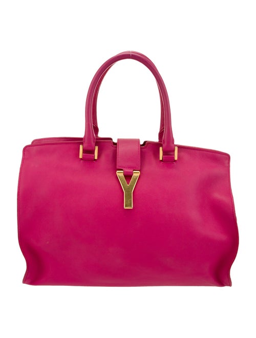 Saint Laurent Leather Y Cabas Small