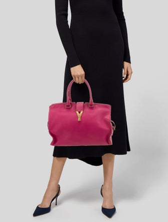 Saint Laurent Leather Y Cabas Small