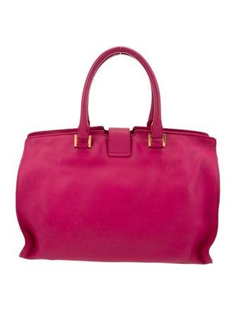 Saint Laurent Leather Y Cabas Small