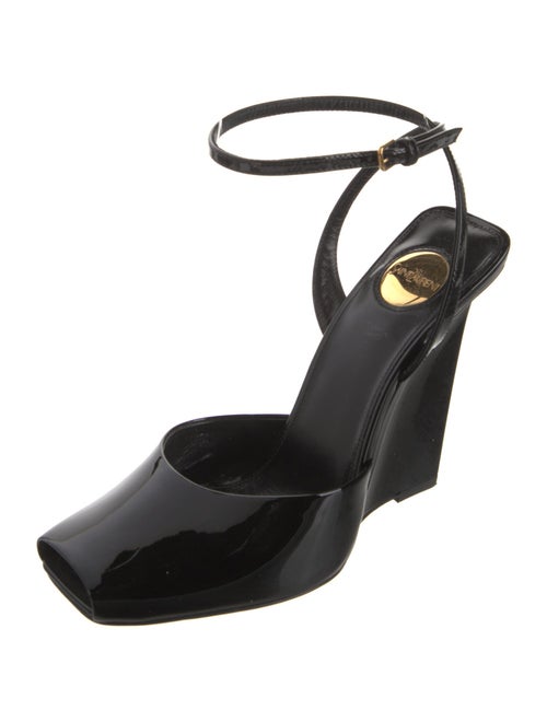 Saint Laurent Patent Leather Sandals