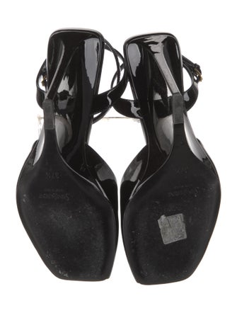 Saint Laurent Patent Leather Sandals