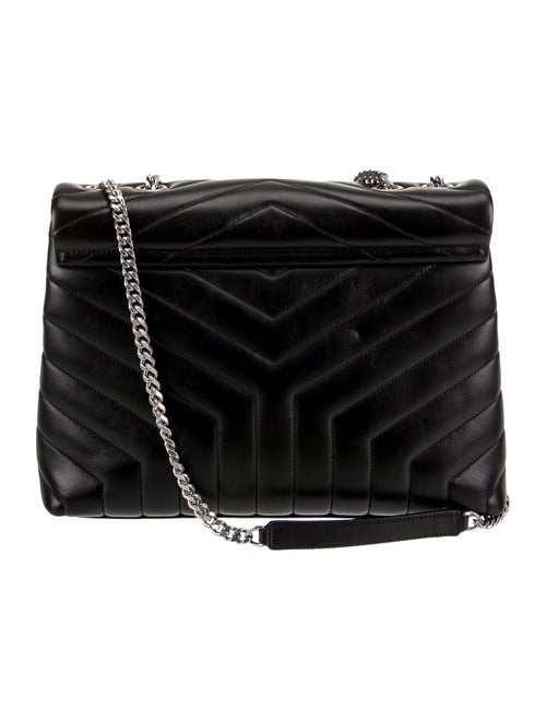 Saint Laurent Leather Loulou Medium 2022