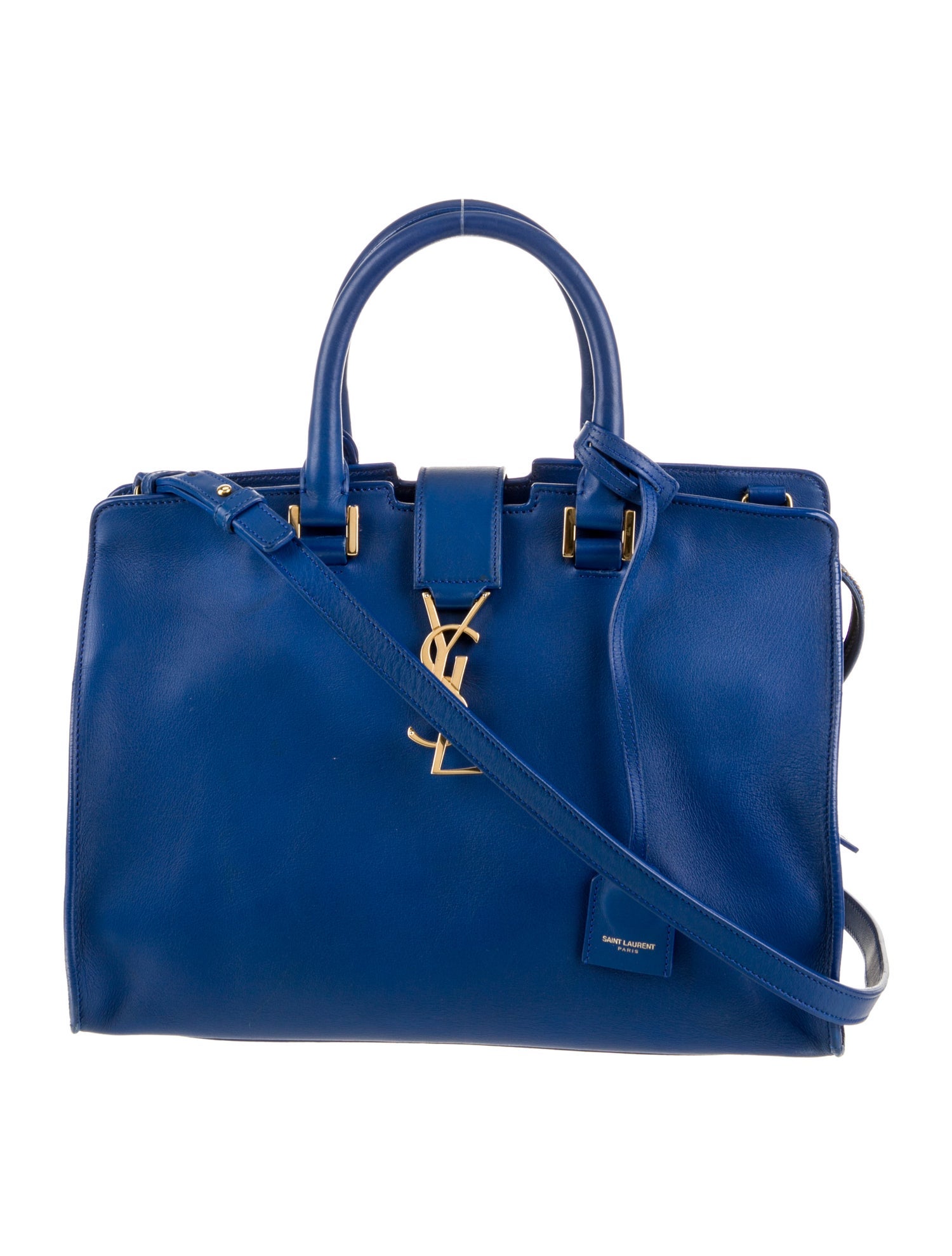 Saint Laurent Leather Top Handle Bag Small