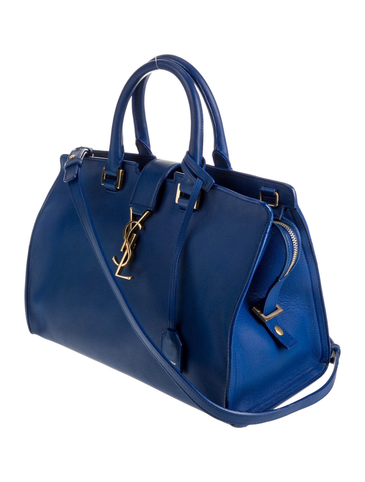 Saint Laurent Leather Top Handle Bag Small